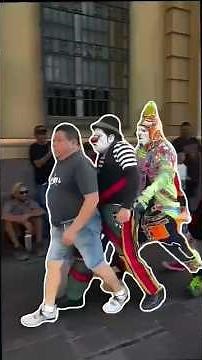 He Thought He Could Get Past Them 😂 #prank #funny #comedy