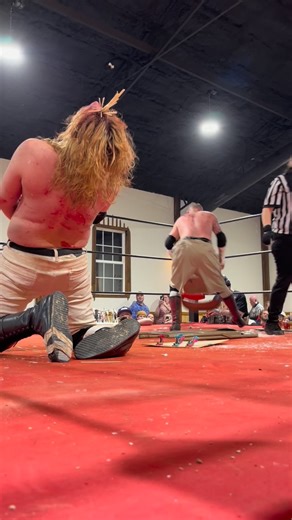 Neil Diamond Cutter blasts Sid Fabulous head first with a steel chair just moments after sticking sharp skewers into his head!! ☠️ You can check out this match and more as the Smoky Mountain Massacre replay will soon be available in its entirety on TitleMatchNetwork.com (link in profile)!! #deathmatch #prowrestling #iwa #deepsouth #extreme crazy | IWA Deep South