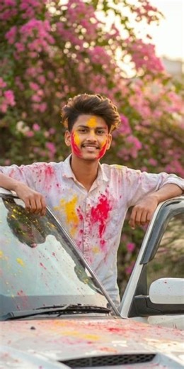 Holi Prompt Trending Ai Boy Style Photo Editing | Gemini Ai Photo Edit 2026 #Shorts #Ai #Holi #Edit