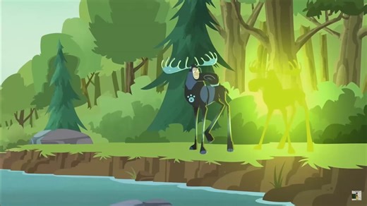 【Wild Kratts/动物兄弟第七季/全中文字幕】第七季第十六集 驼鹿啃食