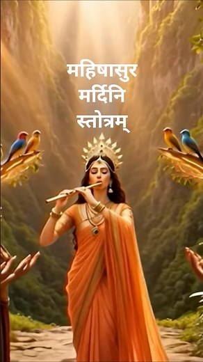 Mahishasura Mardini Stotram Full Lyrics | 8K UHD | Aigiri Nandini | Adi Shankaracharya