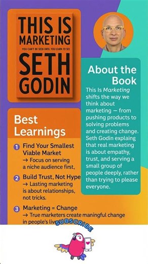 This is marketing Seth Godin #booksummary #bookreview #books #businessgrowthmastery
