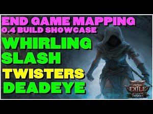 [POE 2 0.4] Deadeye Whirling Slash Twister! Blast Through All End Game Mapping Content! Build Guide