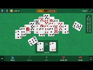 Solitaire & Casual Games Pyramid Expert Daily Challenge November 29, 2025