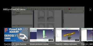 freecad加mbdyn油管搬运