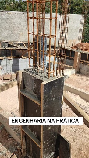 Construindo Pilar em Concreto Armado: Primeiro Passo