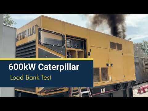 600kW Caterpillar Diesel Generator LOAD BANK TEST | 3-Phase, 277/480V Unit 093164
