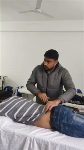 physiotherapy Treatment in a lumber Back pain case Apply in tens machine ⚕️#physiotherapytechniques
