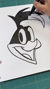 26K views · 355 reactions | Let’s draw Road Runner from Looney Tunes #art #artist #drawing #fbreels #reelsvideos #reelsinstagram #asmrsounds #satisfying #satisfyingvideos | Dude Drawz | Facebook