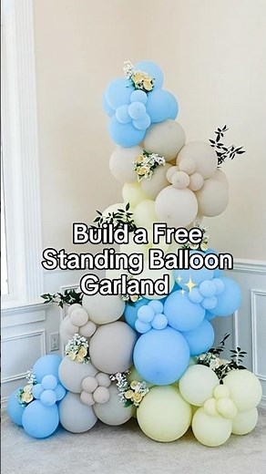 How to Build a Freestanding Balloon Garland Frame | Balloon Decor Tutorial for Beginners ✨