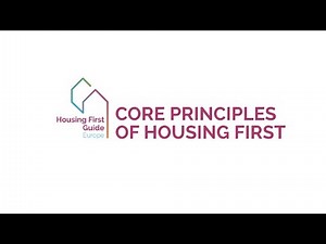 Core Principles of Housing First