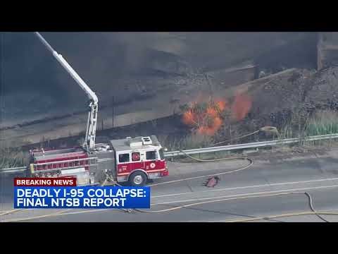 NTSB releases final report on deadly I-95 collapse in Philadelphia