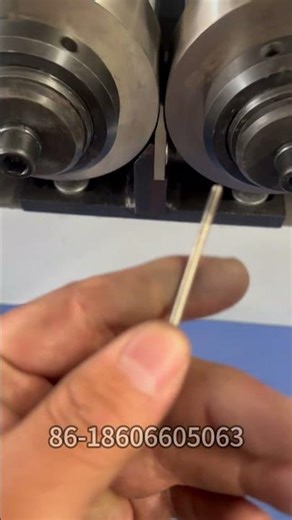 Small thread rolling machine BM12 for customer testing