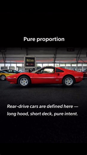 Before Ferrari chased numbers, it mastered proportion. The 308 GTSi isn’t loud. It doesn’t need to be. Balanced design. Mechanical honesty. Driver-first intent. A 2.9L V-8. A 5-speed manual. Nothing added. Nothing taken away. Some cars shout for attention. This one earns it quietly. — Which angle says “Ferrari” to you most: front or rear? #Ferrari308 #FerrariGTSi #ClassicFerrari #AnalogDriving #ManualTransmission #AutomotiveDesign #CarOfTheDay #CollectorCars #VintageFerrari #RossoCorsa #Automoti