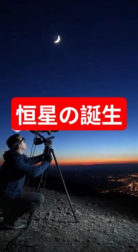 恒星の誕生【生成AI】