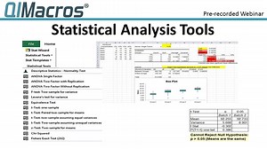 QI Macros Statistical Tools