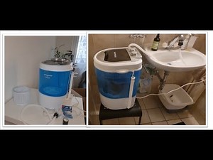 اشتتريت غسالة صغيرة مش محتاجة اي توصيلات مياة و لا سباك - EASYmaxx Mini Washing Machine Review