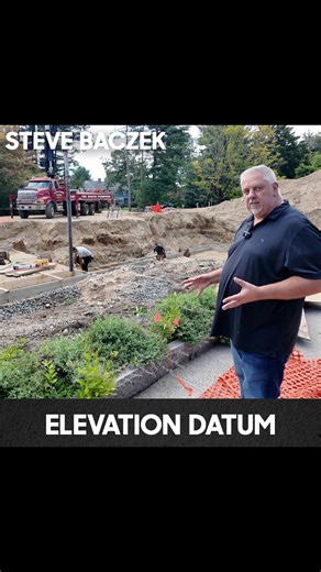 ELEVATION DATUM ....... Where do I start? Ever wonder how a building gets related to the ground it sits on? Everyone always thinks “siteplan ”. While they are not wrong, they are not complete in thought either. The siteplan sets the house along the “X” and “Y” axis across the ground. How do we establish the height of the building? How does it reference the ground on the “Z” axis (vertically)? W elcome to the Elevation Datum. It’s the reference point that becomes the BASIS for vertical reasoning.