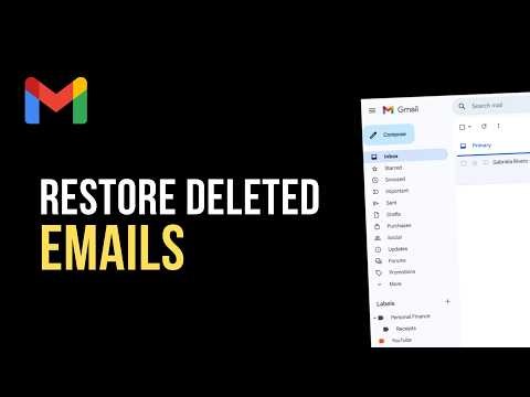 How to Restore Deleted Emails in Gmail: Step-by-Step Recovery Guide