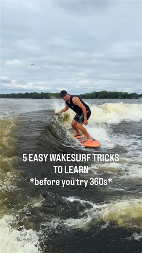 Wake Surf Florida | Charters & Pro Coaching🌴🌞🌊 on Instagram: "Do you have these 5 easy wakesurf tricks on lock? 🏄🏻‍♂️ Mastering these fundamentals before attempting 360s gives you the extra edge to land them smooth every time. 🔥 Watch until the end for a pro tip from @deese_mode on landing a skim-style 360 with control and style !! Ready to land your first (or next) 360? Book a lesson with our pros @deese_mode & @emmagsurfs and get all the insider tips to make your 360s effortless. 💥"
