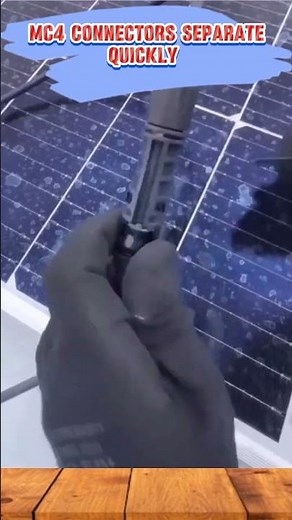 Mc4 connectors separate quickly |mc4 connectors