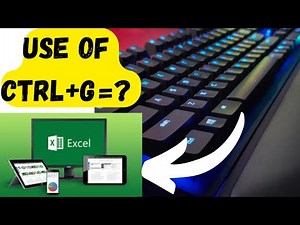 Uses Of Ctrl+G in MS Excel | Keyboard Shortcuts In MS Excel Spreadsheets