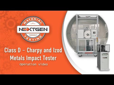 Charpy & Izod Impact Tester Operation | Class D | NextGen Material Testing