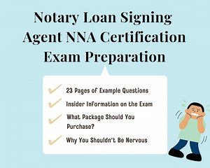 NNA Loan Signing Agent Exam Prep: Example Questions (PDF Download) - Etsy