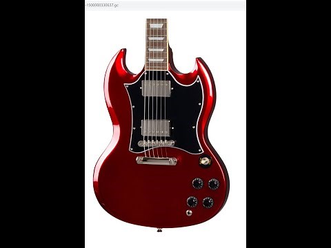 Epiphone Traditional pro SG w Coil Split pickups Demo #2