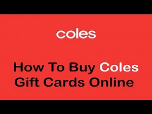 How to Buy Coles Gift Cards Online (2022) | Buy Coles Group Vouchers Online