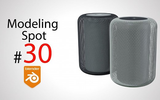 Blender 3.2 多孔音箱建模教程