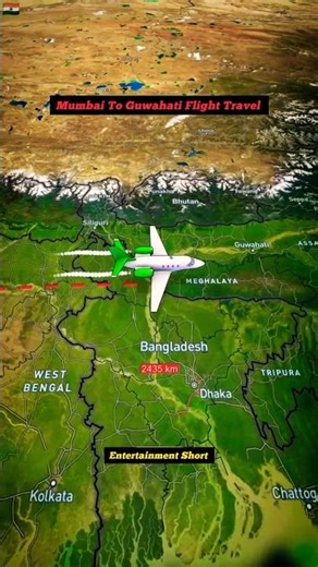 Mumbai To Guwahati Flight Travel Journey 🛫