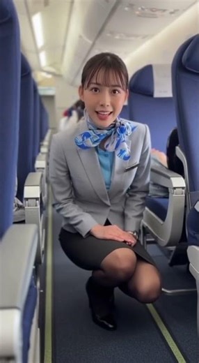 客室乗務員のお仕事。 #aiart #cabincrew #flightattendant