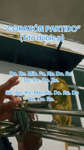 Cómo tocar “corazón partido” en trombón #tutorial #trombon #popular #parati #viral #titodoblep #fyp