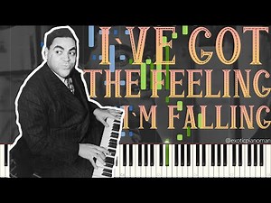 Thomas Fats Waller - I've Got A Feeling I'm Falling (Solo Jazz Stride Piano Synthesia)
