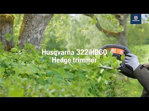 Husqvarna 322iHD60 Hedge trimmer - Feature and benefits