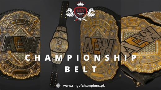 Rule the Ring with the AEW World Championship Belt Power. Prestige. Perfection. 🏆 This AEW World Championship Replica Belt isn’t just a piece of metal — it’s a symbol of dominance, crafted for those who dare to be elite. ⚡ Handcrafted with detailed gold plating and a premium black leather strap — made for display, wear, and ultimate pride. 🔥 Whether you’re a collector or a wrestling warrior, this belt brings the main event energy to your collection. 👉 Get yours now at RingOfChampions.pk #Ring