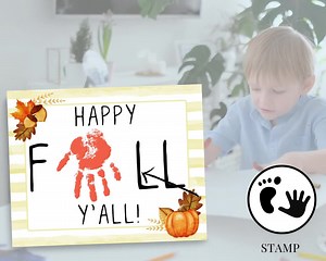 Fall Preschool Bundle, Toddler Arts and Crafts Activities, Handprint Printables for Autumn Season, Daycare Teacher and Back to School - Etsy