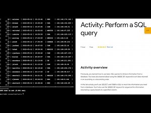 Activity: Perform a SQL query || #qwiklabs || #coursera || [With Explanation🗣️]