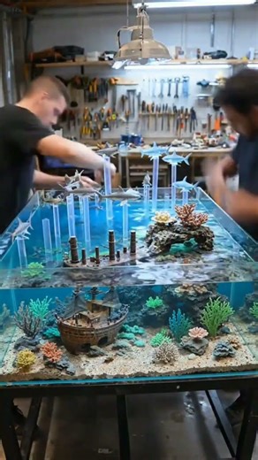 luxirious ocean view epoxy table design 🥰 #resintable #oceantable #epoxy #epoxytable