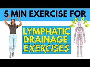 5 Minute Lymphatic Drainage Exercises | Accessible for all Levels - Standing and Seated