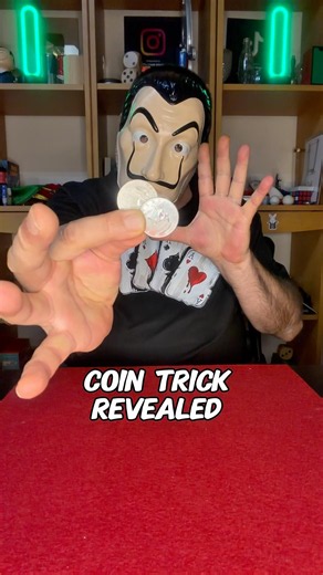 Coin Through Table Trick Revealed 🪄 #tricks #magic #magictricks #magician #shorts