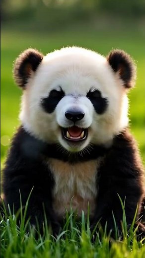 Baby Panda Sneezing Adorably! 🐼 #panda #cuteanimals #natureAl