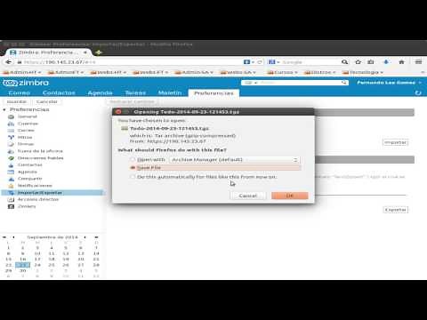 Backup Correo Zimbra