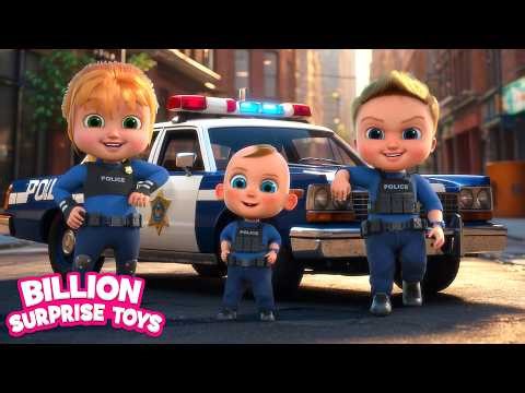🔦 Night Patrol with the Baby Police Squad!
