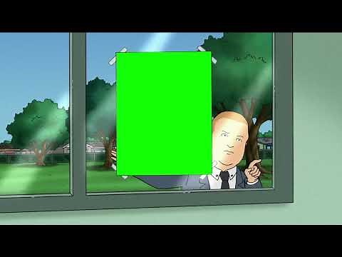 King of the Hill "If those kids could read, they'd be very upset!" meme - Green Screen