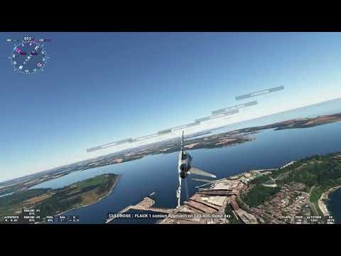 MSFS - Eurofighter Typhoon - UK South Coast fly about - Awesome
