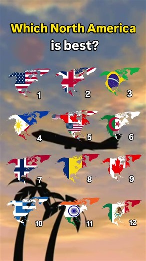 Which North America Map is best? #world #map #flag #america #usa #mexico #country #comment #brasil