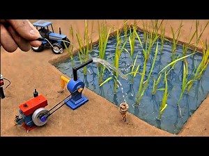 DIY Mini Farm with RC Tractor: Building a Tiny Realistic Farm from Scratch!@Joticreator