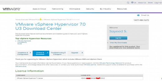 How to Get VMware ESXi Free License - System Zone